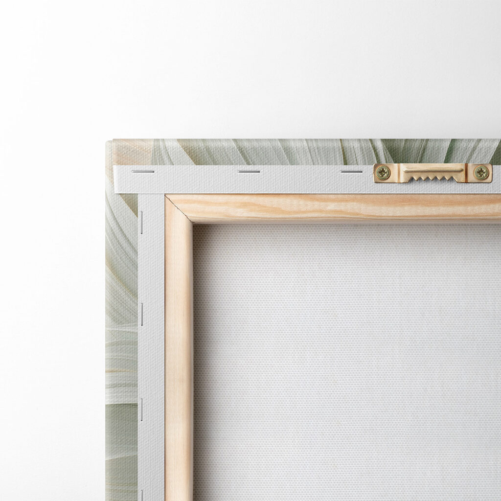 Foglie verdi ondulate — retro