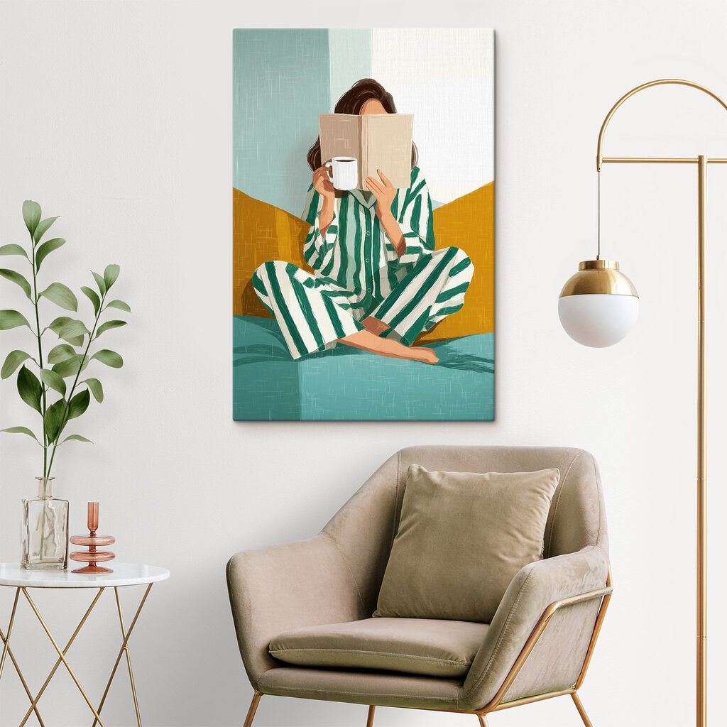 Donna che legge — ambiente 2
