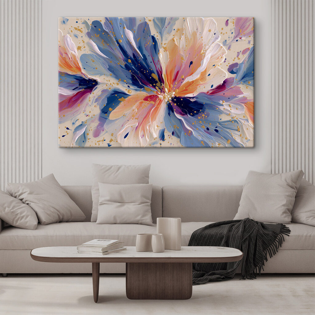 Schizzi blu e rosa — ambiente 2