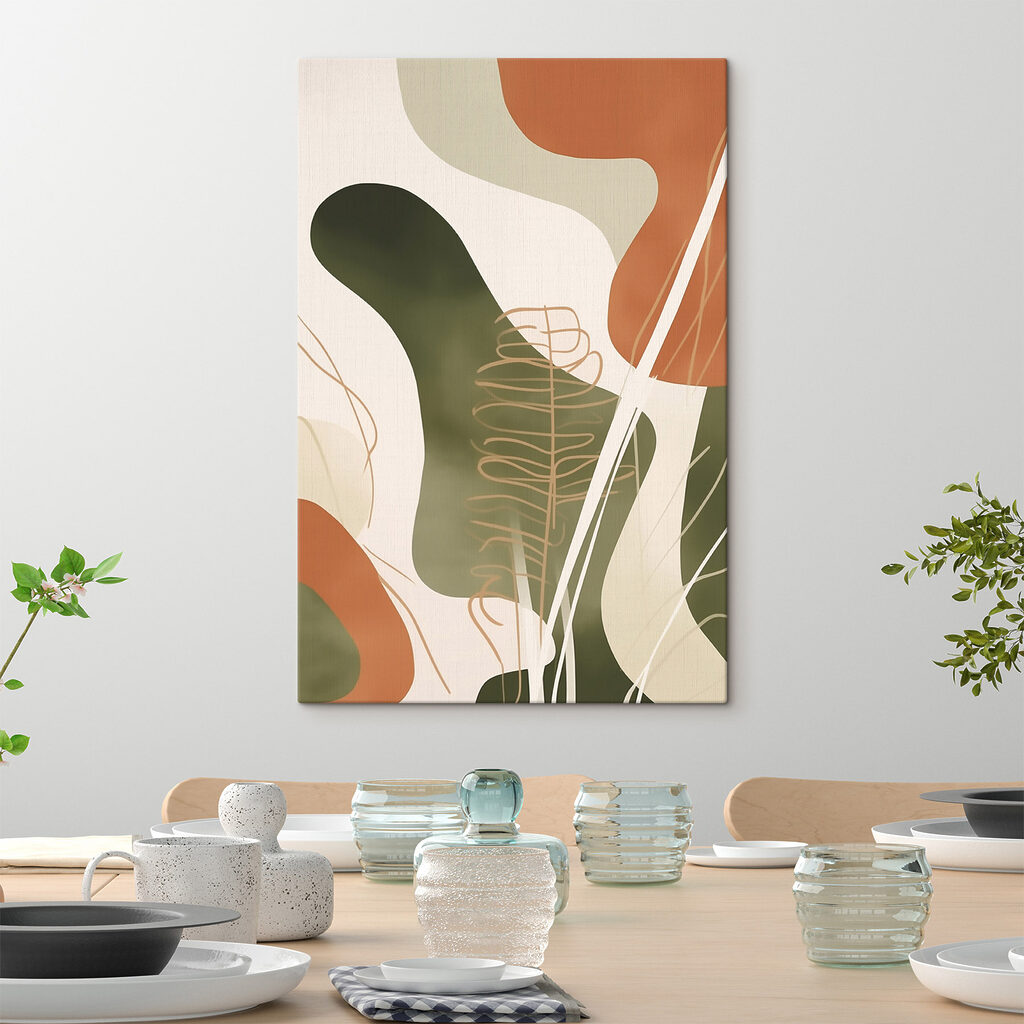 Forme organiche astratte — ambiente 1