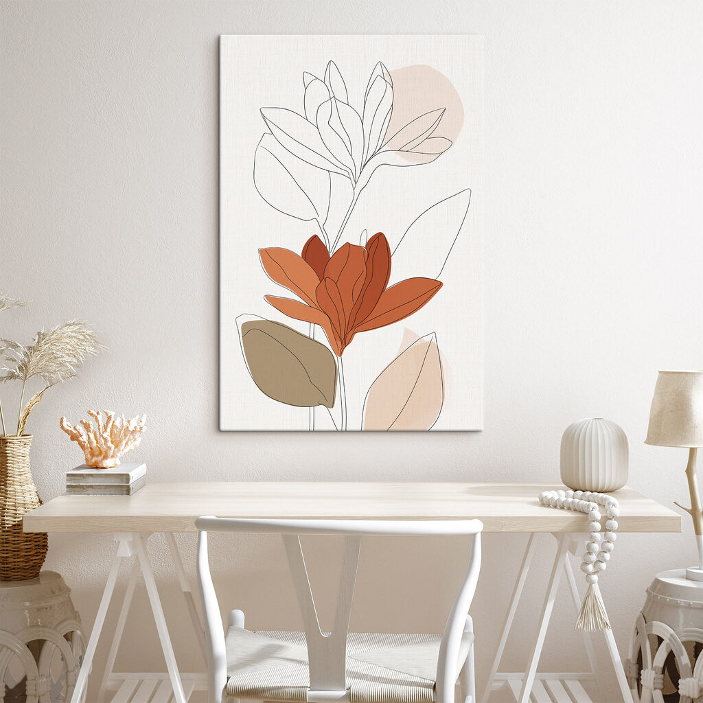 Magnolia a tratto in un ambiente