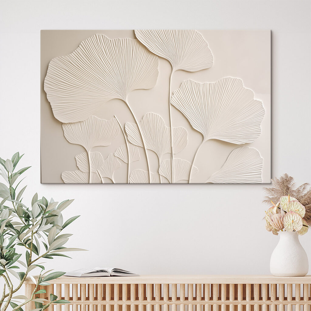 Ginkgo su steli curvi — ambiente 2