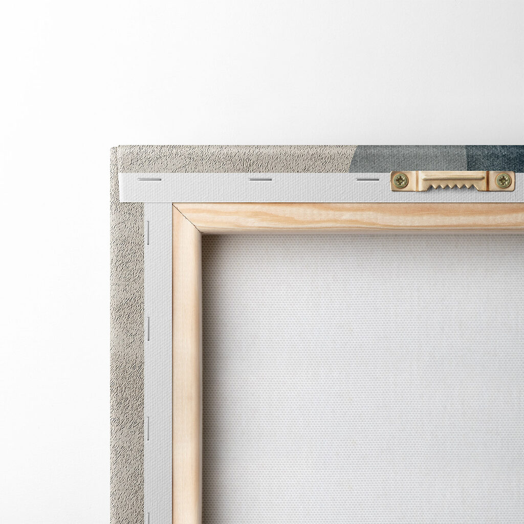 Forme tonde bruno-blu — retro
