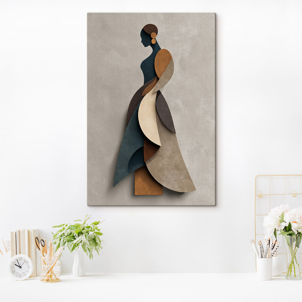 Figura femminile geometrica — ambiente 2