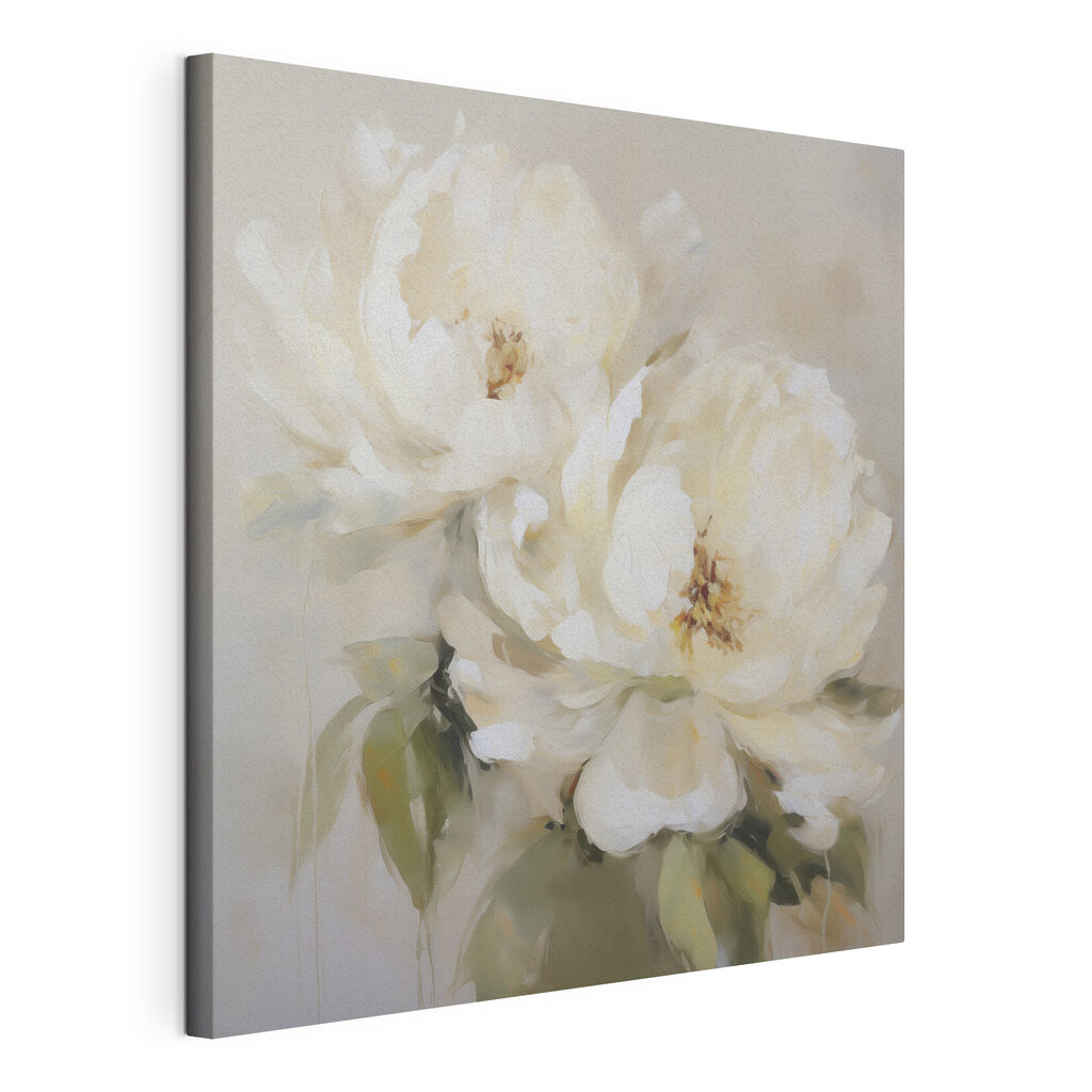 Due peonie bianche — vista del prodotto