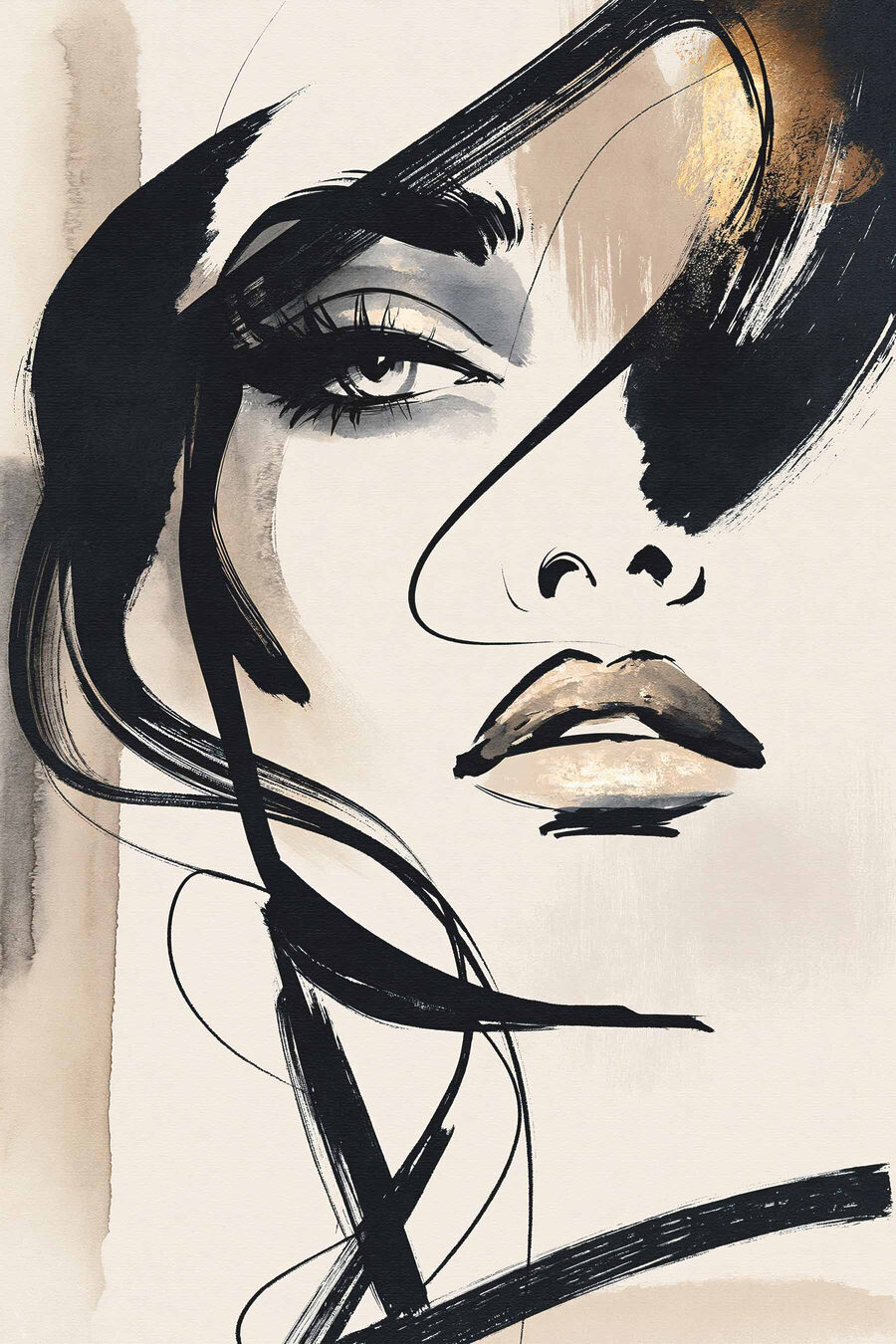 Sguardo di donna — design completo