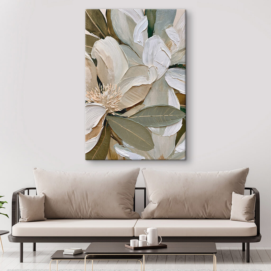 Fiori bianchi tra olivo — ambiente 2