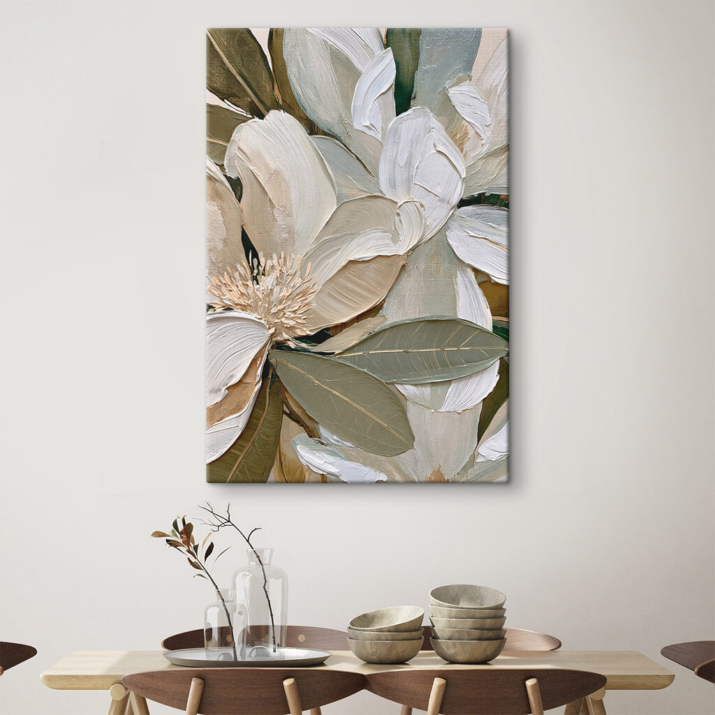 Fiori bianchi tra olivo — ambiente 3