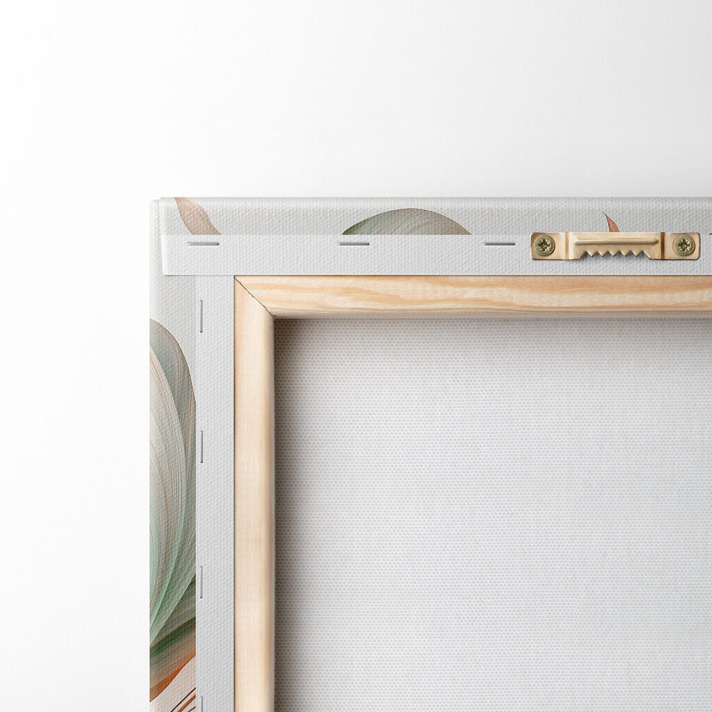 Foglie ondulate pastello — retro