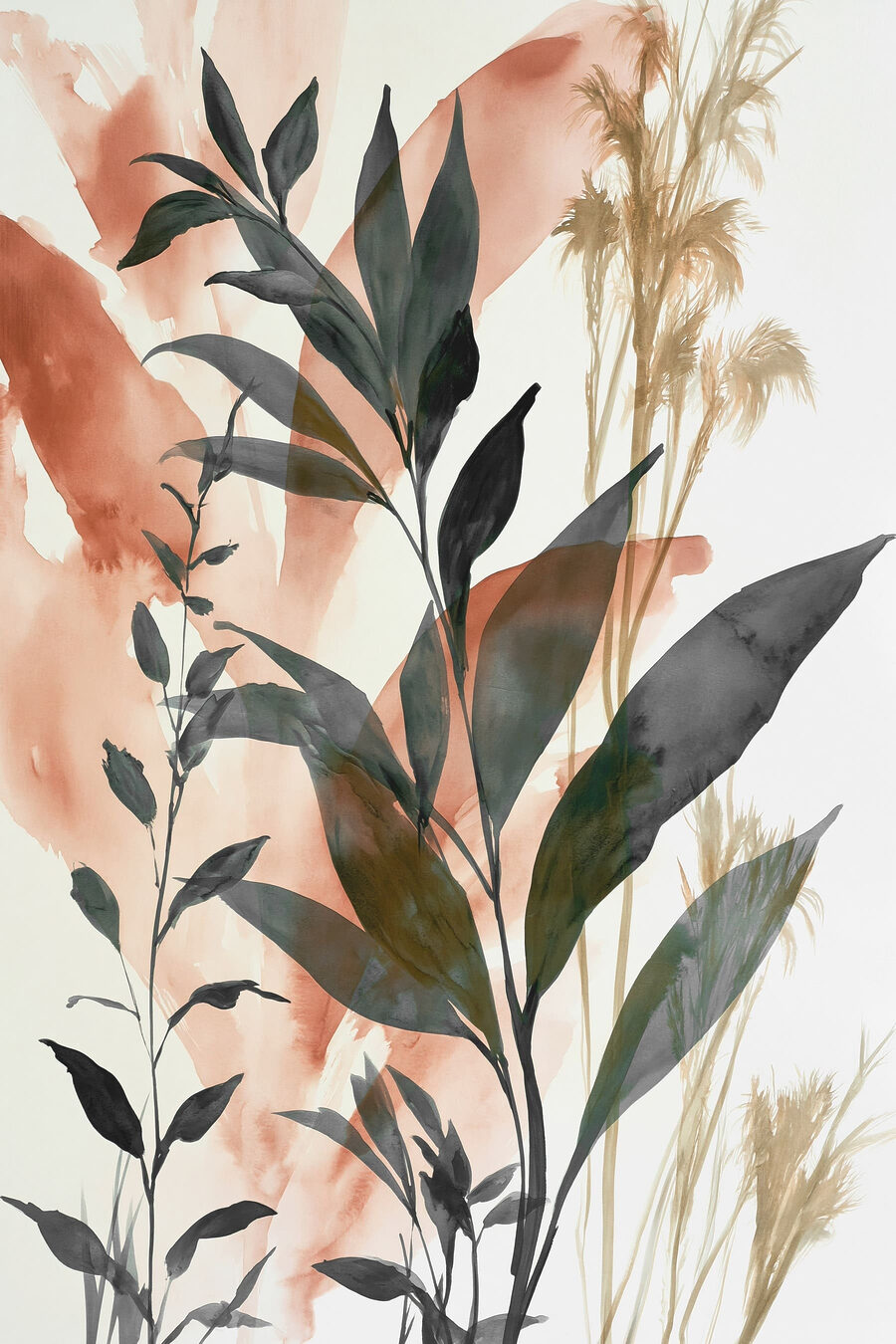 Rametti verdi e terracotta — design completo