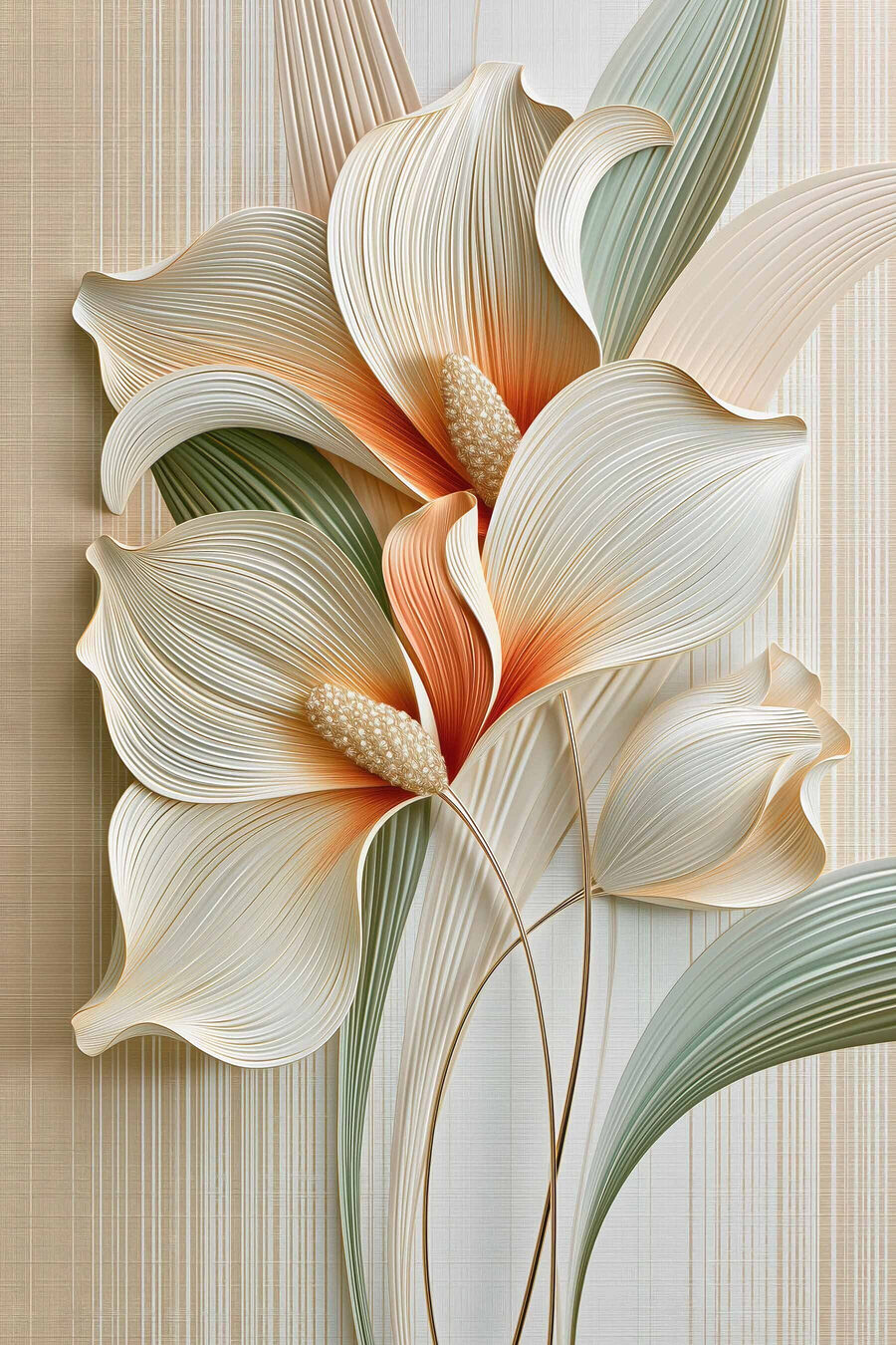Calici bianco panna — design completo