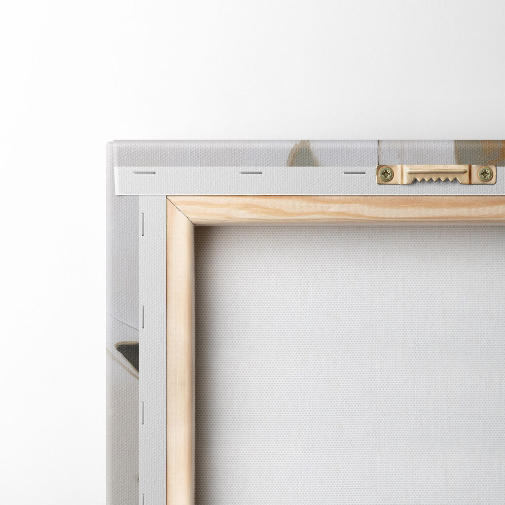 Foglie in vaso grigio — retro