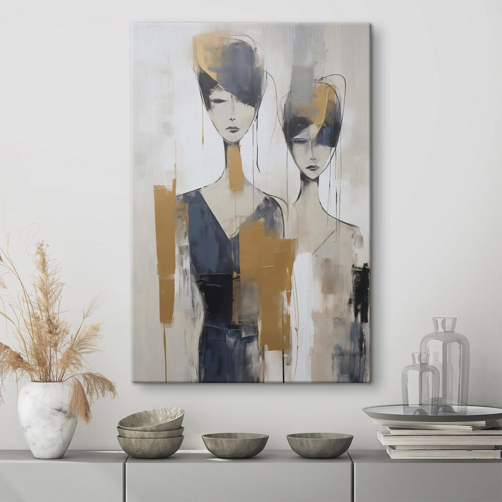 Due donne tra pennellate — ambiente 1