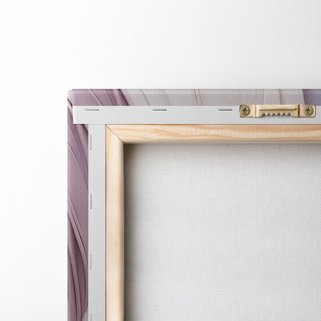 Foglie lilla ondulate — retro