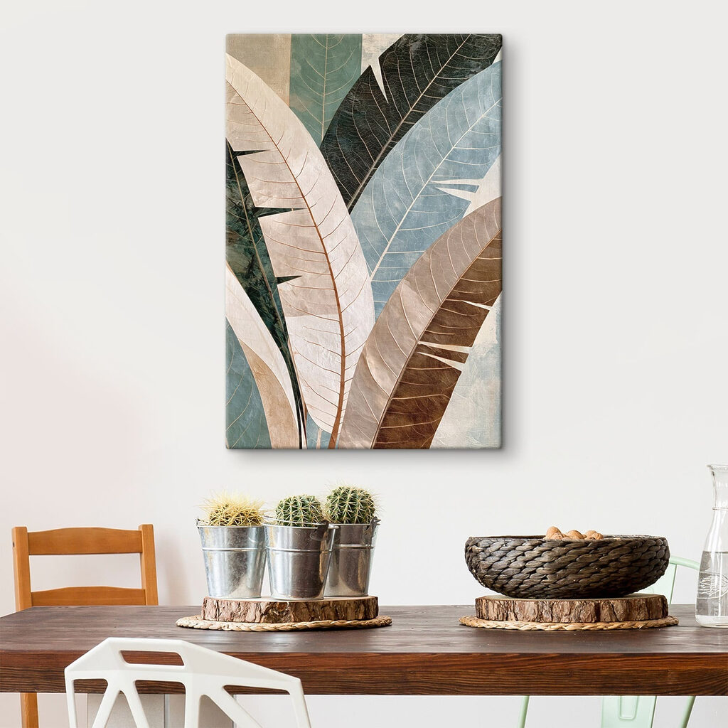 Foglie lunghe con nervature — ambiente 3