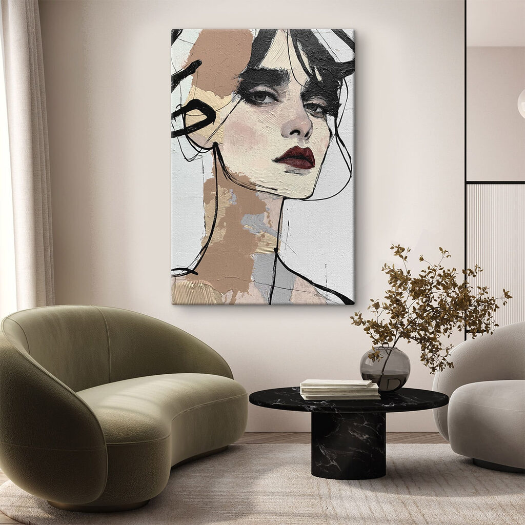 Ritratto a linee libere — ambiente 3
