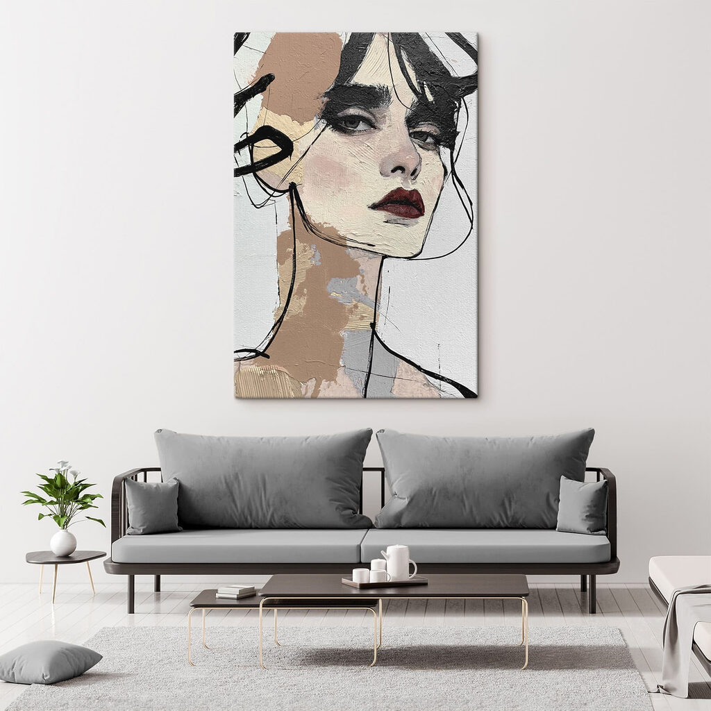 Ritratto a linee libere — ambiente 1