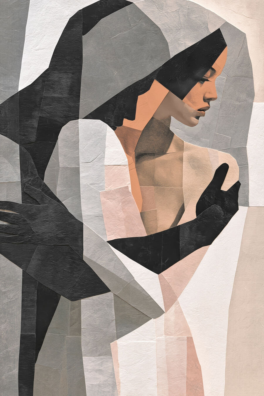 Abbraccio in grigio — design completo