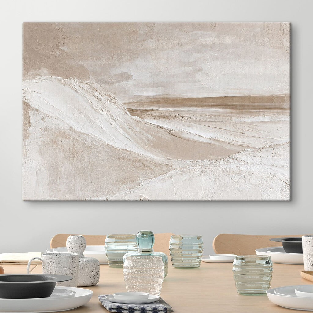 Onde bianche dipinte — ambiente 3