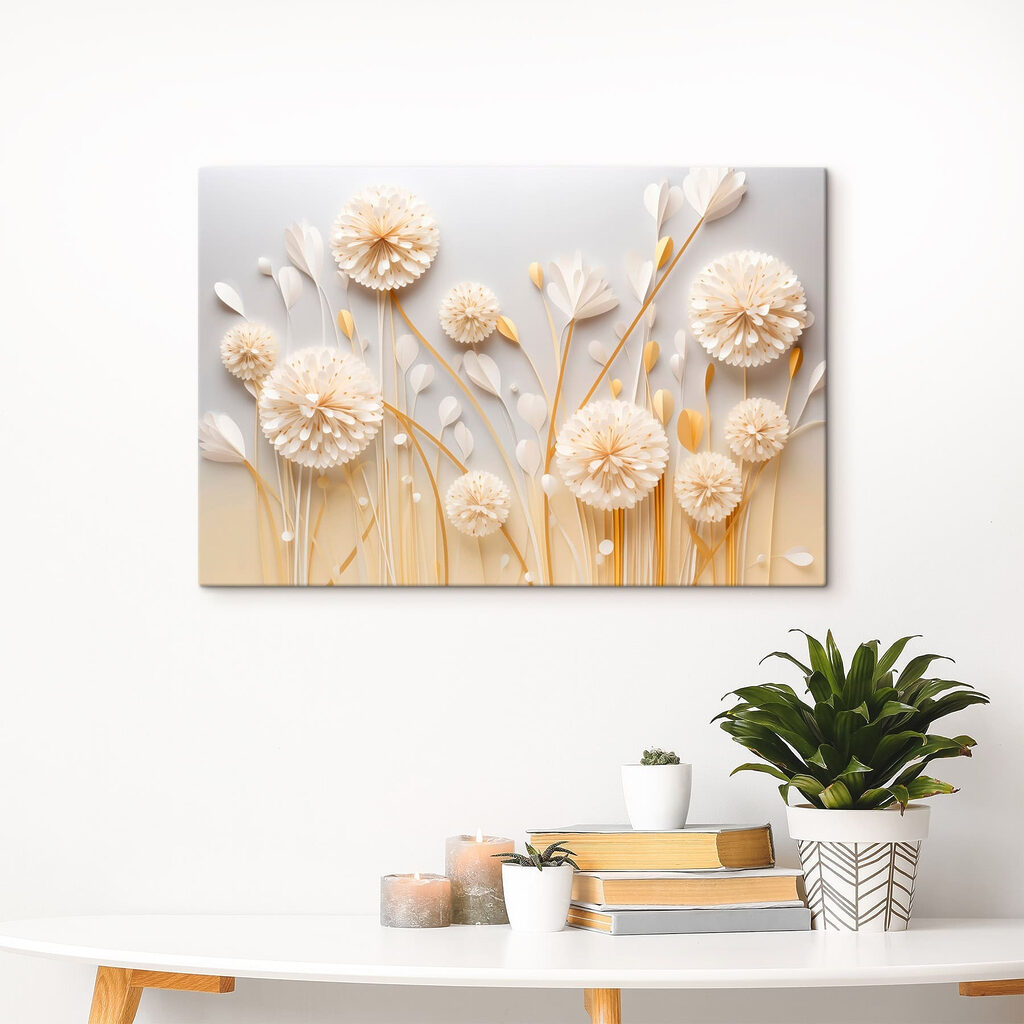Fiori rotondi su steli — ambiente 3