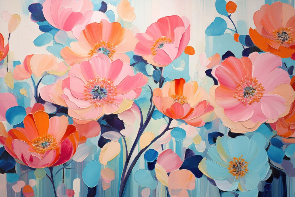 Fiori tra i rami — design completo
