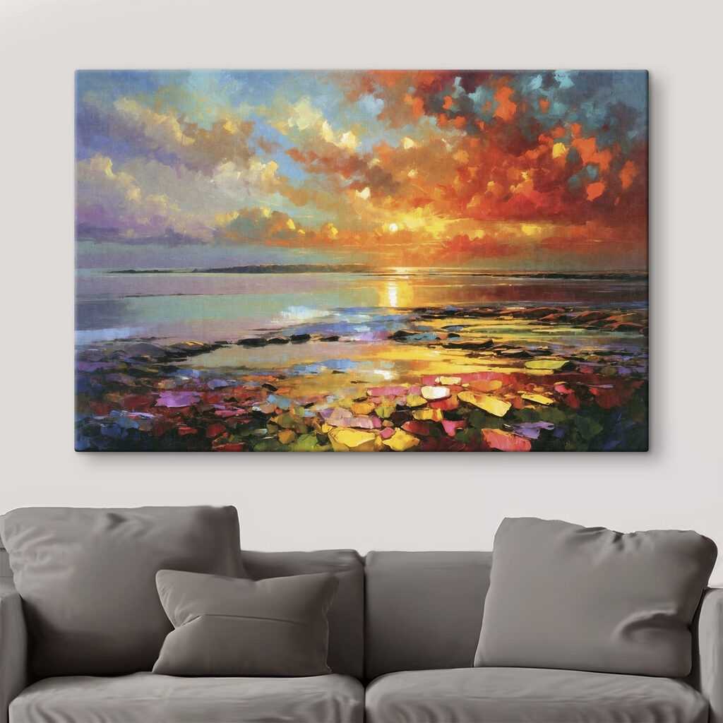 Tramonto sulle ninfee — ambiente 2