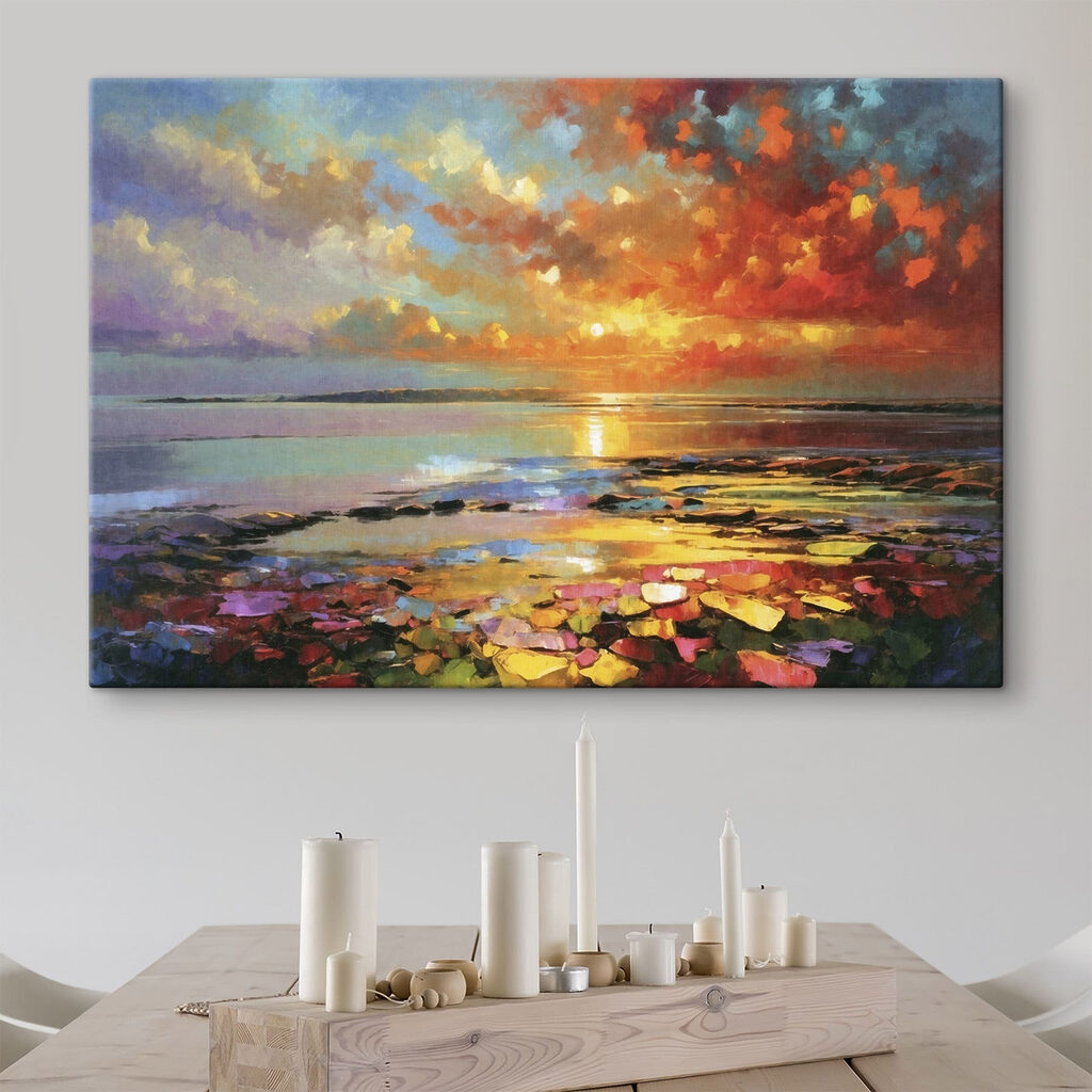 Tramonto sulle ninfee — ambiente 3