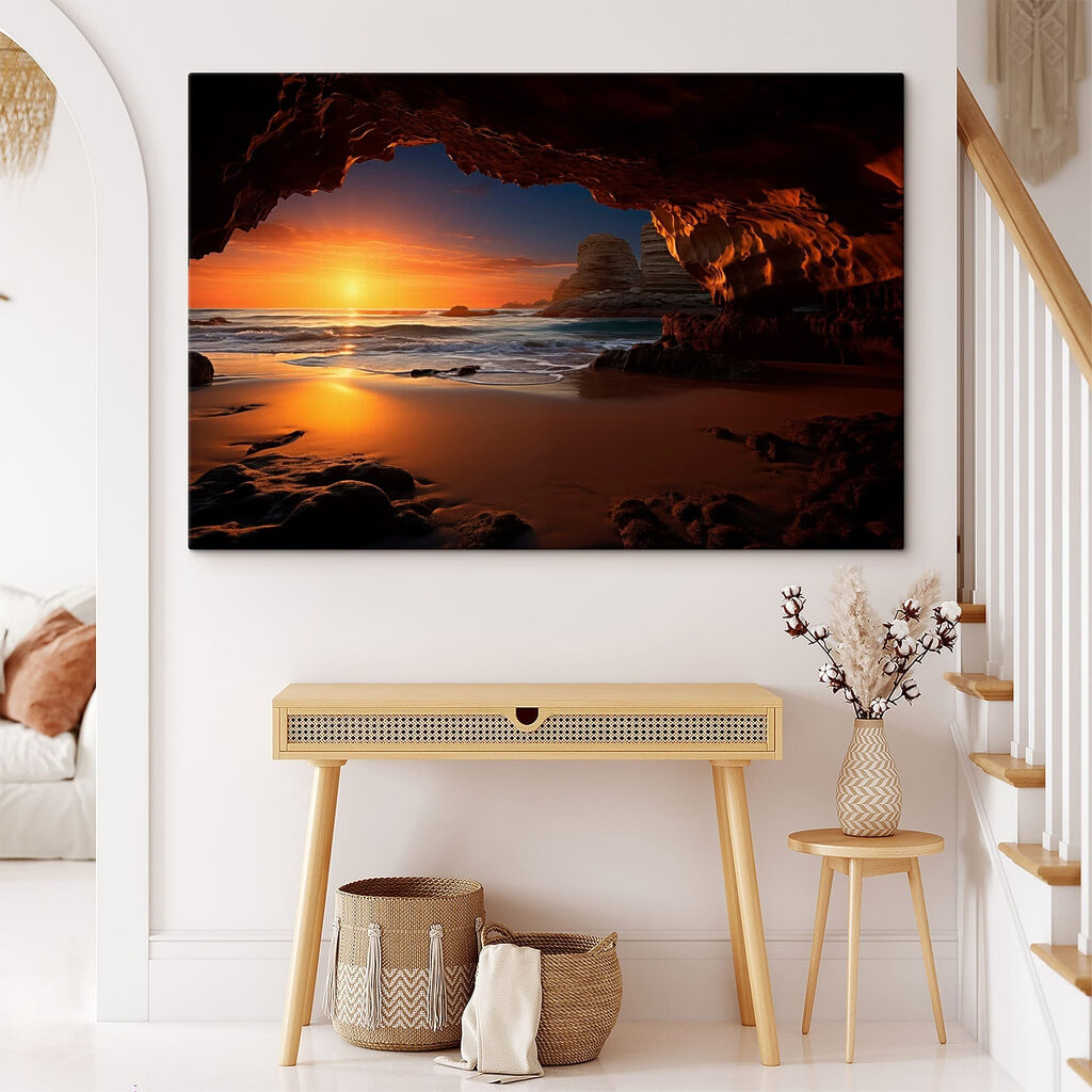 Tramonto dalla grotta — ambiente 2