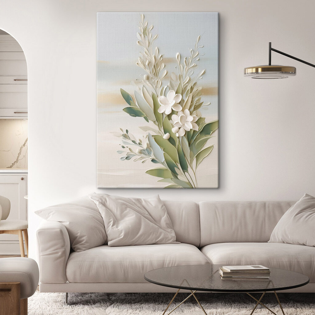 Fiori bianchi e ulivo — ambiente 2