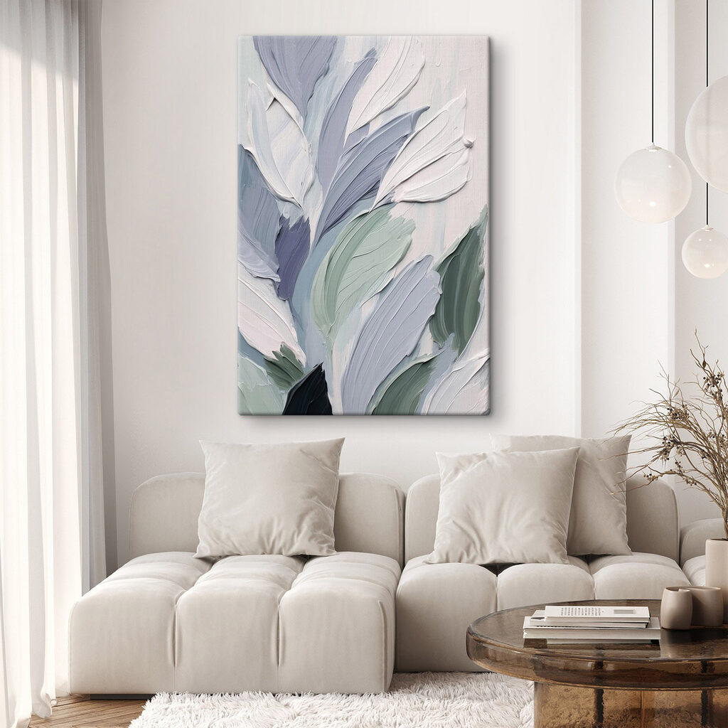 Foglie fredde a pennellate — ambiente 2