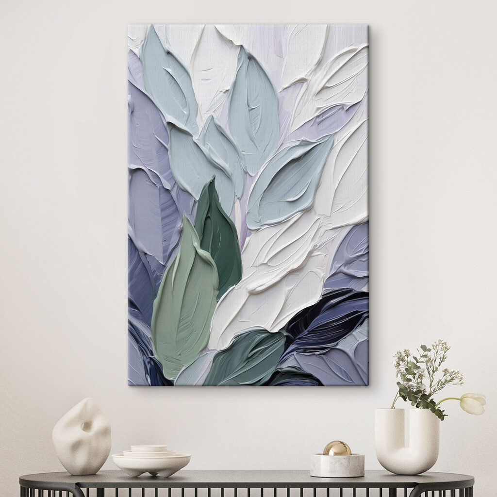 Foglie in verde azzurro — ambiente 2