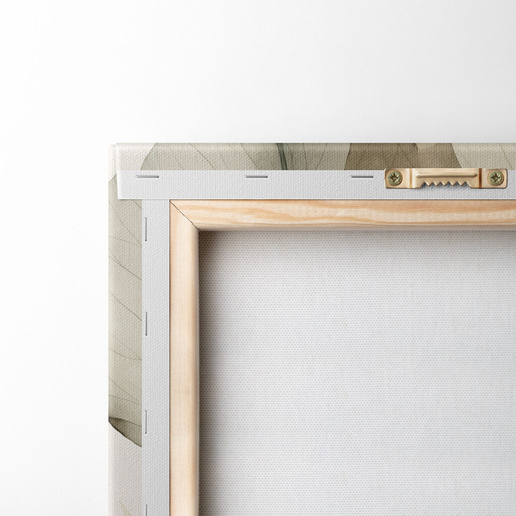 Foglie grigio verde sovrapposte — retro