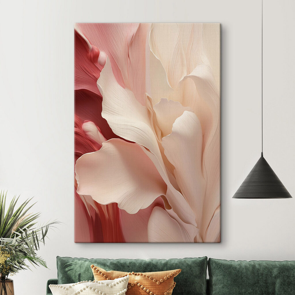 Fiore bianco su rosso — ambiente 2