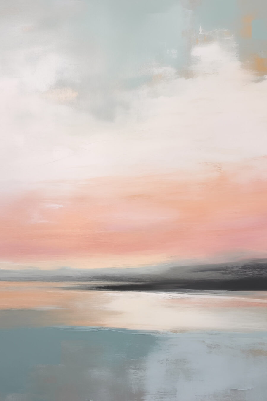 Bagliore rosa sull’acqua — design completo