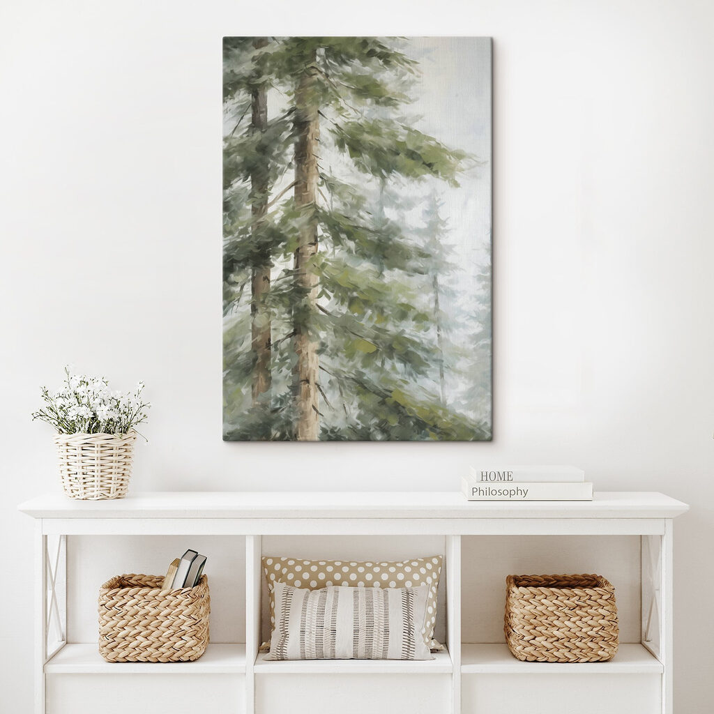 Luce tra le conifere — ambiente 2