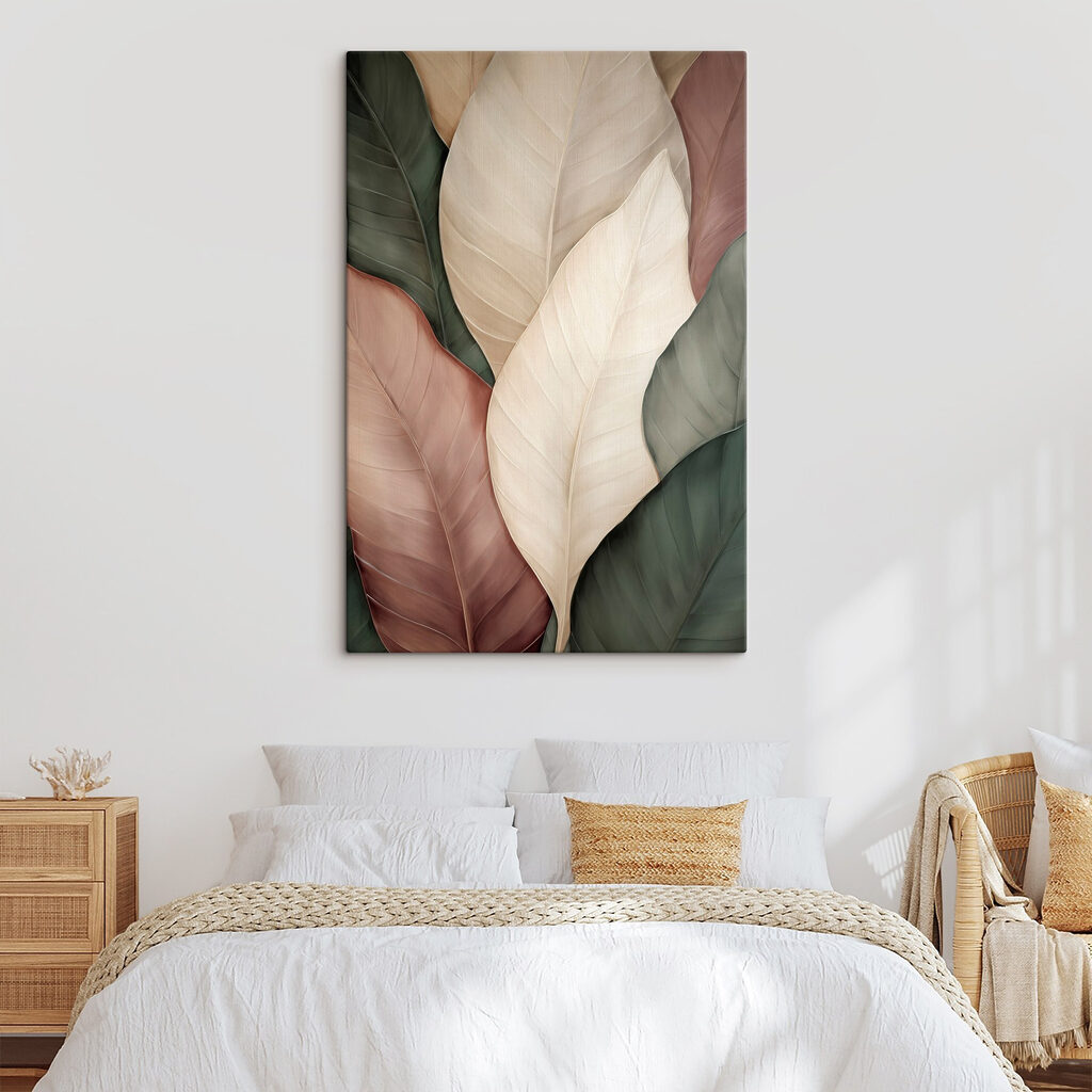 Foglie curve con nervature — ambiente 2