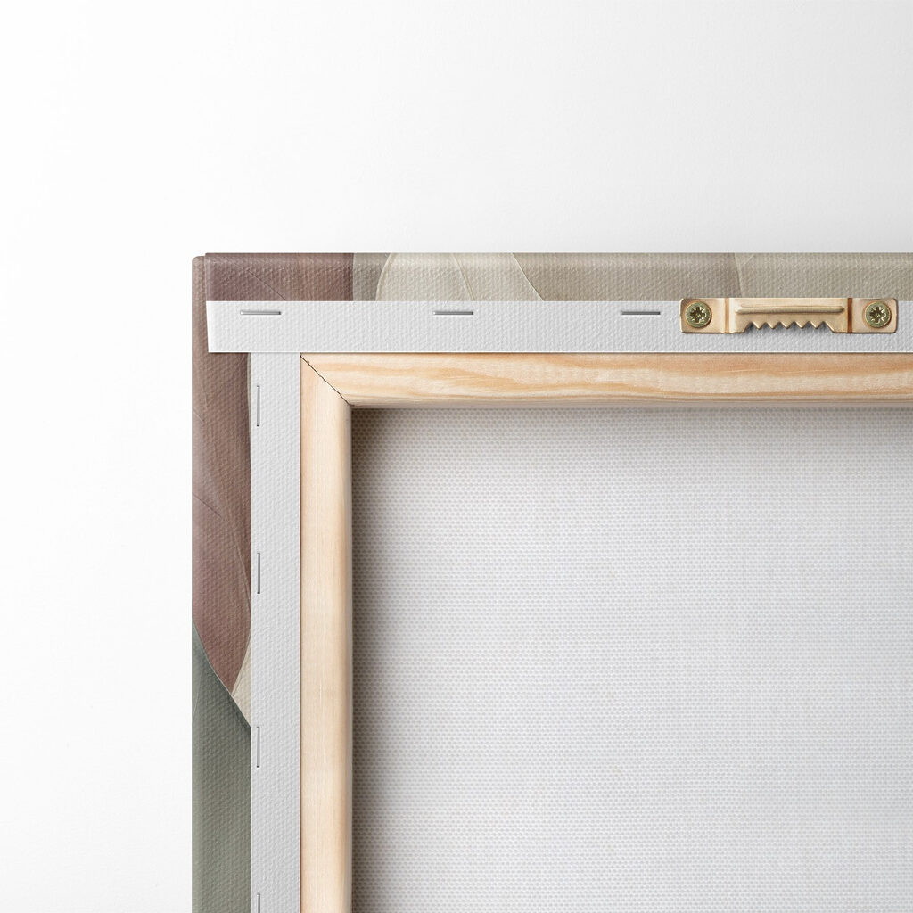 Foglie curve con nervature — retro