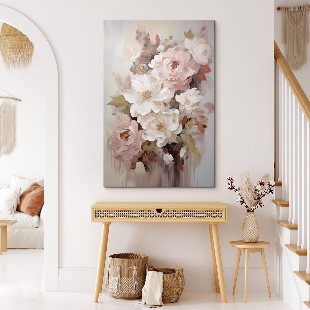 Rose tra fiori bianchi — ambiente 2