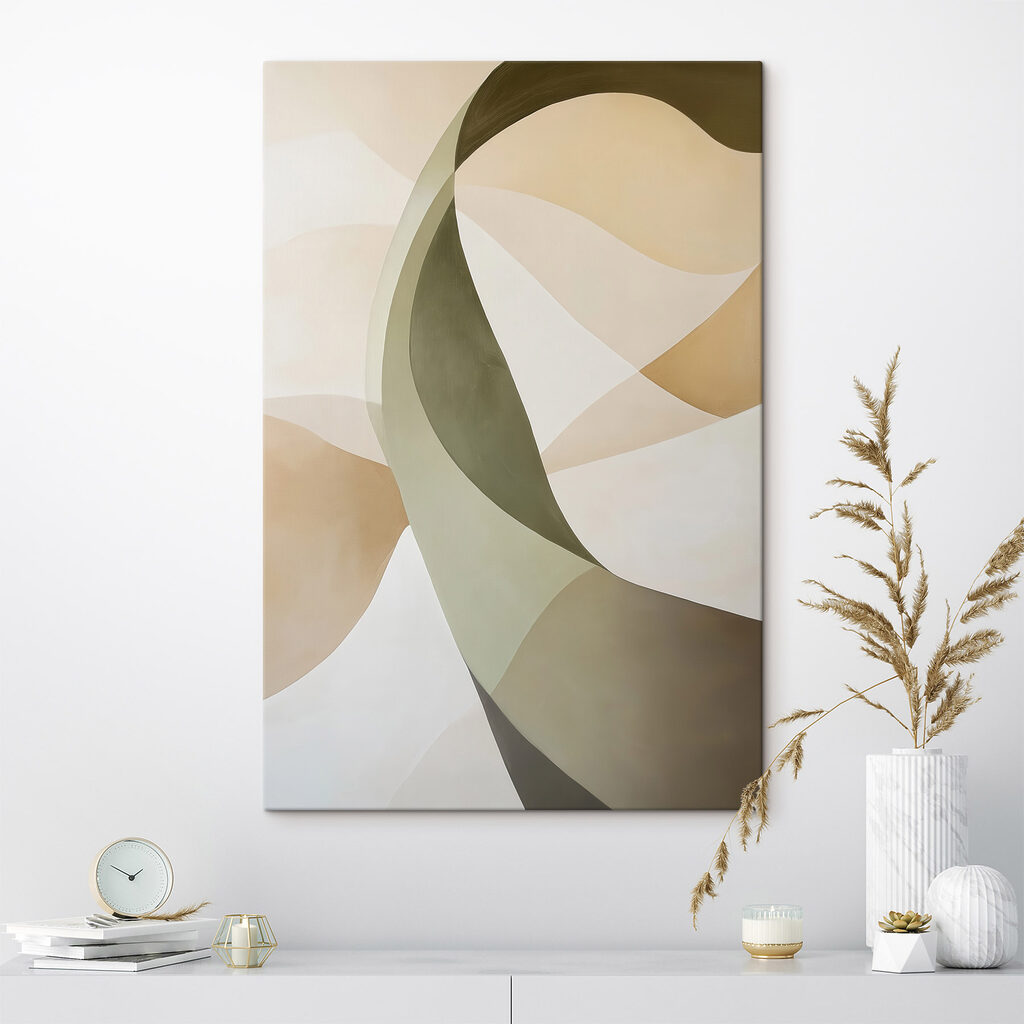 Fasce curve verde oliva — ambiente 2