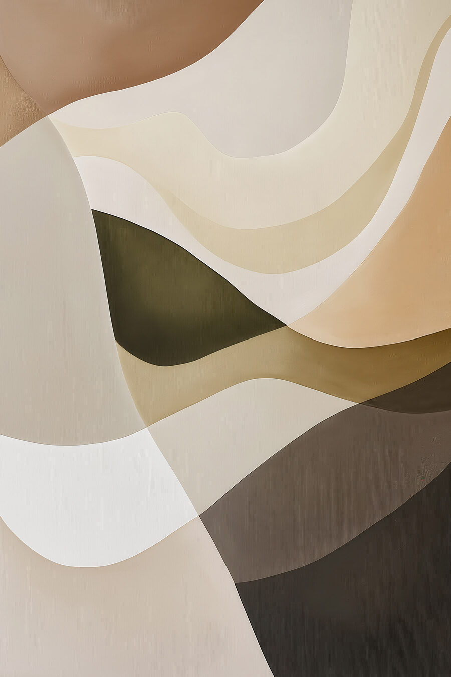 Campi ondulati color terra — design completo