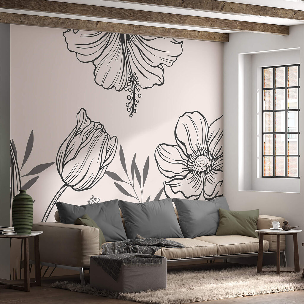 Fiori in contorno in un ambiente
