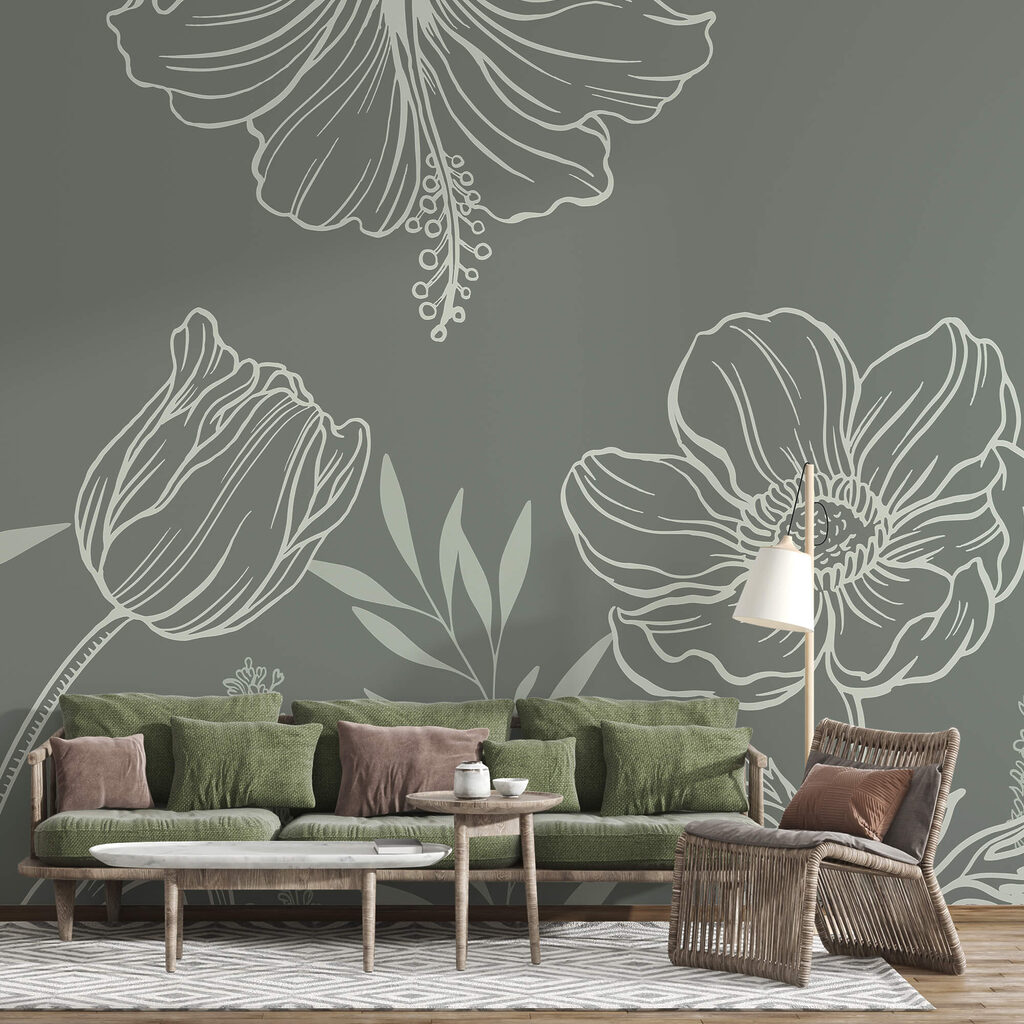 Fiori in contorno — ambiente 1