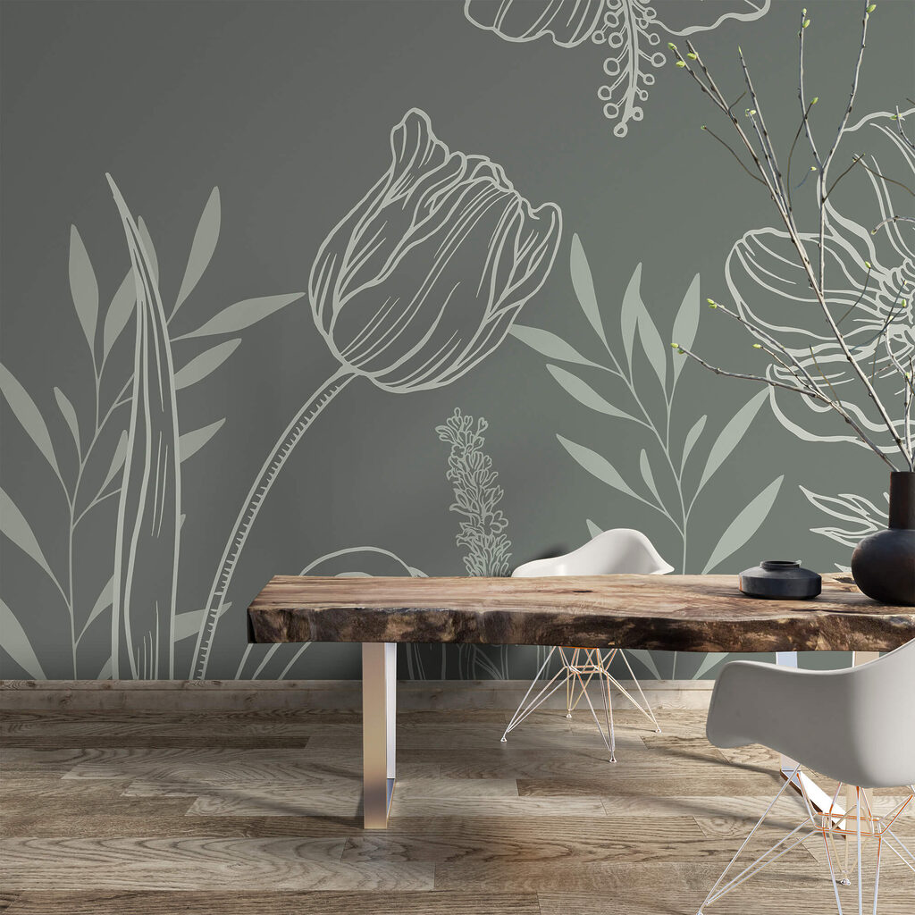 Fiori in contorno — ambiente 2