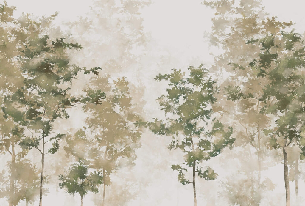Alberi nella nebbia — design completo