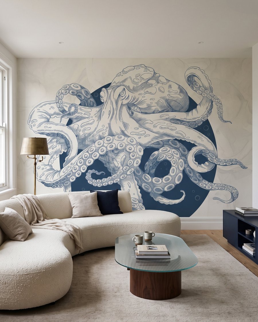 Polpo con tentacoli — ambiente 4