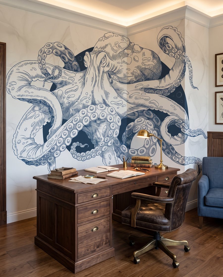 Polpo con tentacoli — ambiente 9