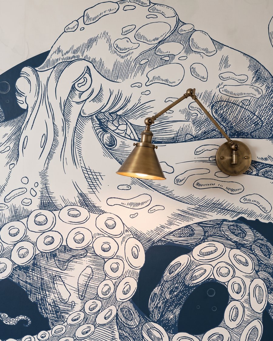Polpo con tentacoli — dettaglio