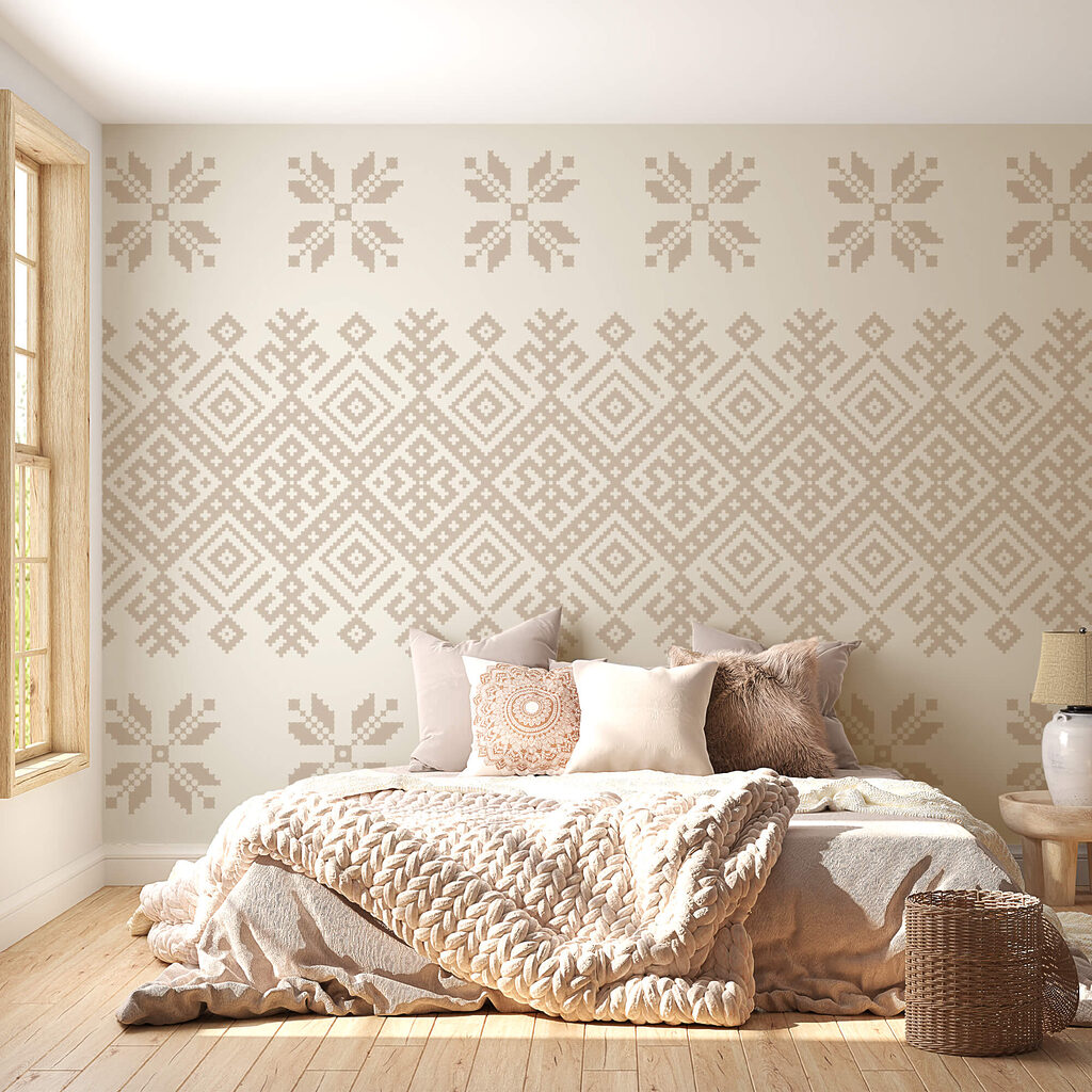 Motivi geometrici e fiori — ambiente 1