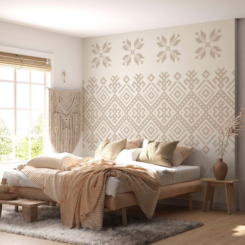 Motivi geometrici e fiori — ambiente 2