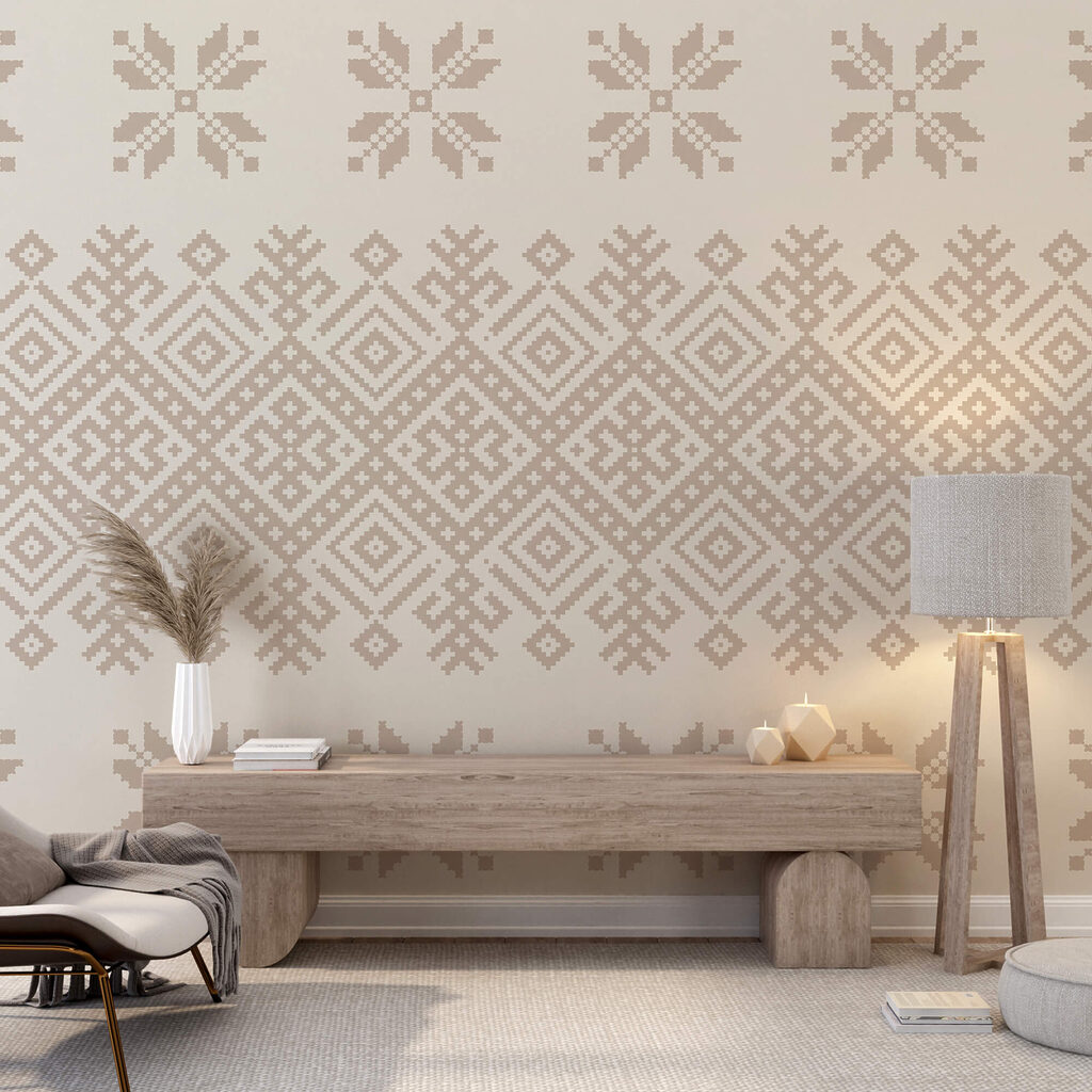 Motivi geometrici e fiori — ambiente 3